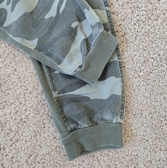 Splendid Boardwalk Jogger Camo Print  Linen Blend Olive Green size Large - Picture 7 of 16